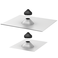 Flashings de pénétration de conduit IronRidge QMCPT-A-12 pour toitures en tuiles – Accessoire de montage solaire - Product Image 2