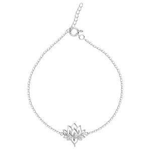 Chevillères/Payals 100 % Argent 925 Véritable pour Femmes et Filles, Plaqué Or 18K, Technologie d'incrustation personnalisée, Bijoux Diamant et Perle, Pierre Principale - Product Image 1