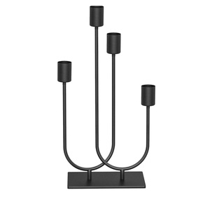 Diseñador de lujo Multi diseño atractivo hecho a mano vela perfumada soporte de Metal Tapper a granel grabado personalizado portavelas - Product Image 1