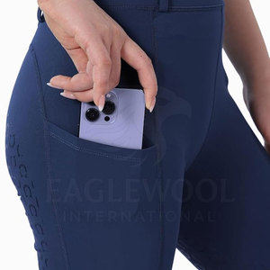 กางเกงขี่ม้าผู้หญิงทรง Jodhpur ดีไซน์ใหม่ ผลิตในปากีสถาน เอวสูง ปิดด้วยยางยืด แห้งเร็ว ระบายอากาศได้ดี เหมาะสำหรับขี่ม้าเต็มรูปแบบ - Product Image 3