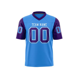 Camisetas Retro de Fútbol Americano al por Mayor, Personalizadas, Transpirables, Cosidas, con Mangas Cortas y Técnicas de Impresión - Product Image 6