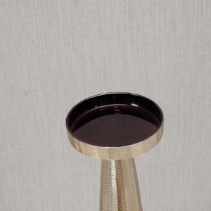 Classique pilier bougeoir en aluminium pour décorer la maison festive hôtel restaurant décoration de table de mariage en gros de bonne qualité - Product Image 4