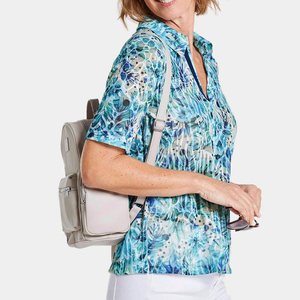 Demi-manche écologique pour femmes pour polos Quantité en vrac imprimée respirante Meilleure quantité en vrac par sublimation - Product Image 4