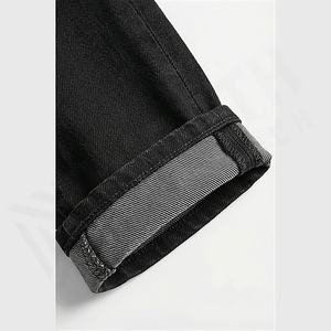 Jeans en denim délavé de qualité supérieure pour l'hiver et l'automne, pour hommes, styles streetwear tendance personnalisables, vente en gros personnalisée - Product Image 6