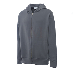 Sweat à capuche zippé 100% coton de luxe pour hommes, design personnalisable, style streetwear avec solutions OEM pour la saison d'hiver 2024 - Product Image 4