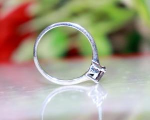 Anillo de Plata de Ley 925 con Piedra Preciosa Natural, Chapado en Rodio, Joyería Moderna, Regalo para Ella - Product Image 2