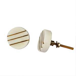 Boutons en marbre faits à la main couleur noire et marron boutons en marbre les plus vendus avec une taille de forme de couleur personnalisée fabriqués en Inde article - Product Image 3