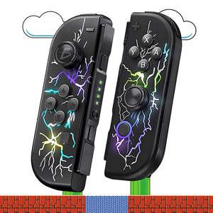 จอยคอน RGB ไร้สายคู่ เชื่อมต่อผ่านบลูทูธ ระบบสั่น HD แบตเตอรี่ 600mAh ใช้ได้กับ / Lite/OLED - Product Image 3