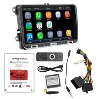 Lecteur MP5 universel pour voiture Volkswagen, écran tactile 9 pouces, prise en charge du CarPlay sans fil et d'Android Auto