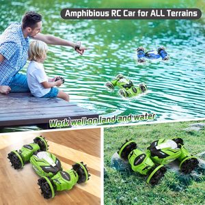 Coche Acrobático Anfibio EPT 2.4G RC 4WD a Control Remoto, Resistente al Agua, para Jugar en Tierra y en el Agua, Juguete para Niños, Regalo para Niños - Product Image 6