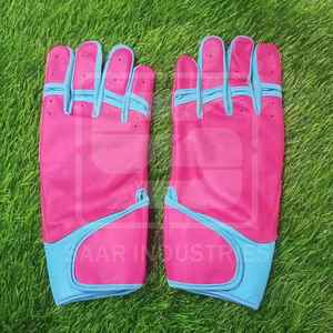 Gants de frappe de baseball de protection des mains confortables et durables Sports de plein air Gants de frappe de baseball en cuir de meilleure qualité - Product Image 6