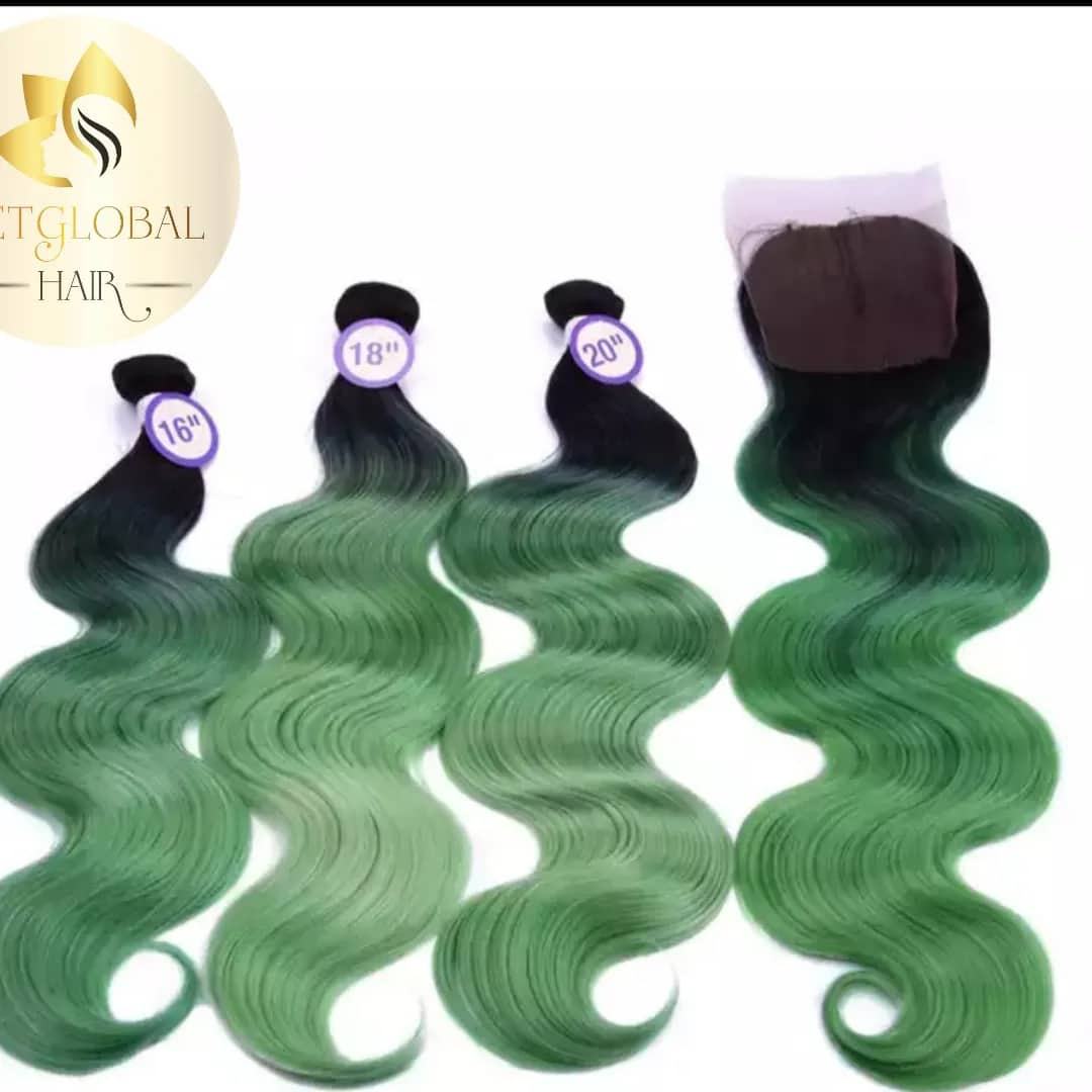 สีเขียว