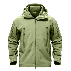 Comfortable Soft Shell Waterproof and Windproof Jacket Polyester <b>Fleece</b> Outdoor Jacket Adults Unisex Jacket - Product Image 4