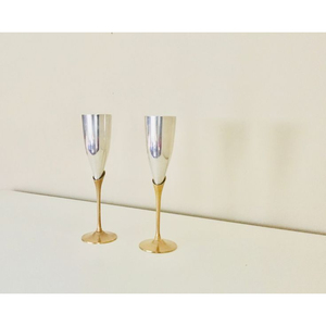 High Quality Stainless Steel Wine <b>Glasses</b> With Golden Handle Perfect for Elegant Beer Champagne Serving - Product Image 4