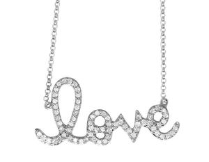 Argent Sterling S925 avec pendentif minimaliste délicat d'amour de diamant de Moissanite rond pour les femmes - Product Image 1