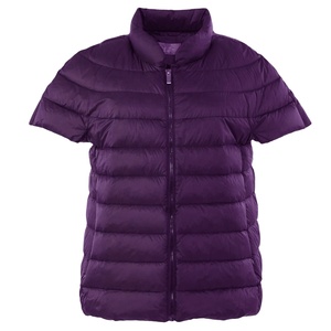 Custom Slim Fit <b>Quilted</b> Half Sleeves Winter <b>Jackets</b> for Women with Button Closure Custom Made Design Women Puffer <b>Jacket</b> 2026 - Product Image 3