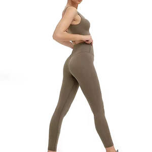 Conjuntos de Yoga de buena calidad para mujer, superventas, algodón multicolor, transpirable, anticontracción, precio barato, conjunto de yoga elegante para mujer, OEM - Product Image 4