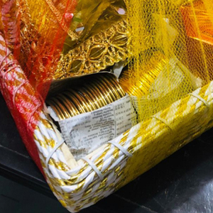 2025 Traditional Pakistan Wedding Event <b>Party</b> Supplies Mehndi Plates Decoration Customized Design Mehndi Basket OEM Serviced - Product Image 3