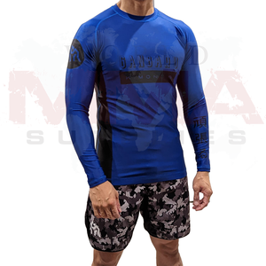 Chemise de compression de style unique pour hommes Rash Guard Wholesale Plain Blank Design - Product Image 5