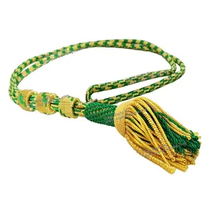 Chất lượng cao màu xanh lá cây và vàng xuyên qua dây | dây chéo ngực tùy chỉnh cho các Giám mục chéo