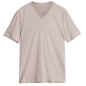 Camiseta Nueva Modelo, Cuello en V, Algodón, Colores Sólidos, Mejor Calidad, Precio Económico, 100% Algodón, para Hombre y Mujer - Product Image 2