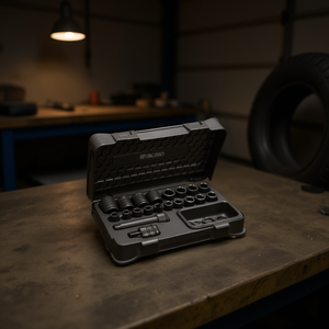 Jeu de douilles à chocs Facom 1/2'' longues polygonales 23 pièces - Product Image 3