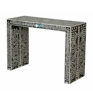 High Quality <b>Table</b> with Rectangle Shaped Solid Material Made Bulk Quantity Bone Inlay Console <b>Tables</b> For Sale - Product Image 1