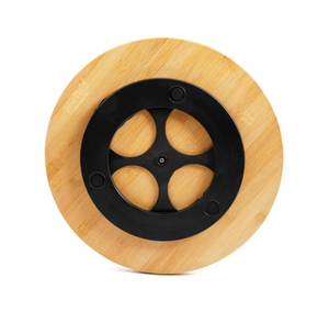 Rustic Wooden Rotating Serving <b>Lazy</b> <b>Susan</b> Removable Round Shape and Simple Design Piece Gifts <b>Storage</b> Amazing Quality Product - Product Image 2