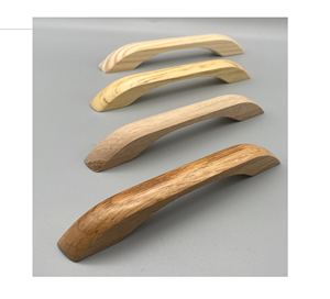 Tiradores de Madera para Puertas de Muebles, Tiradores de Armario Dorados para Cocina, Tiradores de Gabinete Elegantes y Hechos a Mano - Product Image 2