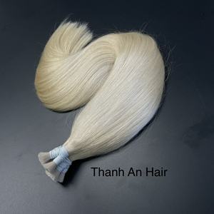 Top 4 des meilleures ventes 100% extensions de cheveux vietnamiens vierges naturels en vrac style de vague non traité avec dentelle HD - Product Image 5