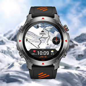 Montre connectée Sower HT37, écran tactile IPS 1,46 pouce, GPS, montre de sport pour hommes avec moniteur de fréquence cardiaque, étanche IP67, tracker d'activité physique - Product Image 4