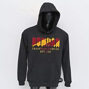 Sweats à capuche personnalisés 100% coton pour hommes poids lourd luxe qualité impression personnalisée surdimensionné Streetwear pulls à capuche sweat-shirt - Product Image 1