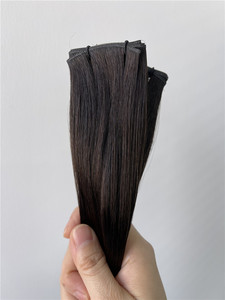 Cheveux Remy russes doublement étirés de qualité salon, teints, invisibles, à pointes épaisses, pour extensions capillaires – Vente chaude, personnalisables - Product Image 5