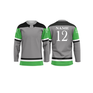 Maillot de Hockey sur glace par sublimation de haute qualité pour la pratique en équipe maillots de Hockey à prix de gros uniforme de Hockey sur glace adultes à séchage rapide - Product Image 1