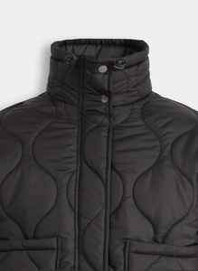 Chaquetas acolchadas recortadas con burbujas sin mangas para mujer con logotipo personalizado OEM, ropa cálida de punto de algodón para invierno con características transpirables - Product Image 2