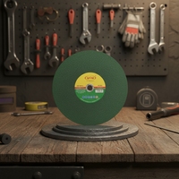 Disque de coupe métal WGW 14 pouces 355x2.5x25.4mm, certifié MPA ISO9001, 80m/s, pour meuleuse d'angle portable