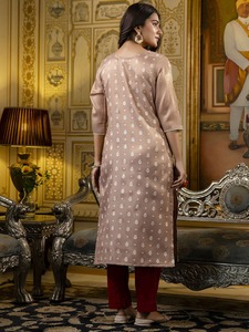 Wholesale Supply Stylish Women Embroidered Straight <b>Kurti</b> for Daily Wear or Office Available at Affordable Price - Product Image 2