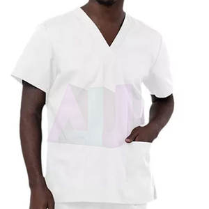 ชุดสครับคลาสสิกเนื้อผ้านุ่มลื่น กระเป๋าใช้งานได้จริง สัมผัสนุ่ม ยืดหยุ่น น้ำหนักเบา เป็นมิตรกับสิ่งแวดล้อม ตรวจจับเข็มได้ เหมาะสำหรับโรงพยาบาล - Product Image 3