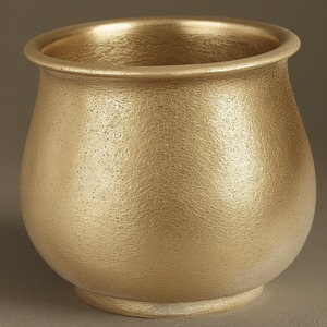 Hosepot décoratif en laiton or antique fait à la main parfaitement adapté à la décoration de jardin d'intérieur saisonnière élégante - Product Image 2