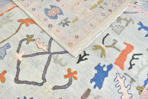 OEM Tapis floral ethnique Base riche Tapis en laine tissé moderne pour la chambre à coucher Décoration intérieure et réchauffement - Product Image 6