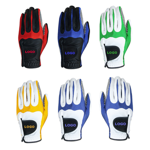 Men <b>Women</b> Custom Logo Left Right Handed <b>Golf</b> Gloves Waterproof Cabretta Leather Anti-Slip Sports sheepskin <b>Golf</b> Gloves - Product Image 5