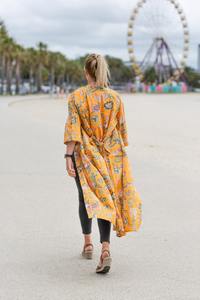 ชุดกิโมโนผ้าคอตตอนสวมใส่สบายชุดชายหาดกระดุมแบบเป็นที่ต้องการสูงจัดส่งฟรีของขวัญวันวาเลนไทน์ - Product Image 4