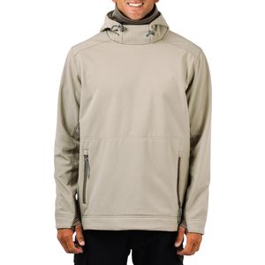 Sudadera con Capucha Estampada Cortavientos para Hombre, Manga Larga, Diseño de Cuello Alto con Cremallera y Bolsillos, Colores Personalizados, Venta al por Mayor OEM/ODM - Product Image 3