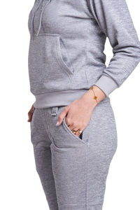 Ensemble de survêtement pour femmes avec haut à manches longues, nouveau, de qualité, logo personnalisé, pantalon de survêtement, impression personnalisée, service OEM, survêtement pour femmes - Product Image 3