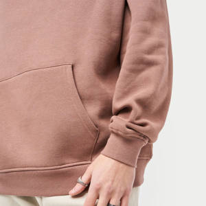 คุณภาพสูงที่กําหนดเองผ้าฝ้าย 100% Streetwear Heavyขนาดใหญ่หนาHoodieปักโลโก้ธรรมดาเปล่าHoodieผู้ชายPullover Hoodies - Product Image 6