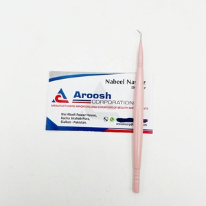 Wholesale Stainless Steel <b>Eyelash</b> Tweezers Beauty Equipment Lash <b>Separator</b> Pointed Tip Comb Lash Lifting - Product Image 2