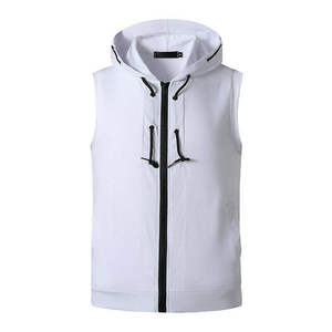 Camiseta Deportiva con Capucha Personalizada, Ligera, sin Mangas, para Gimnasio, Musculación y Culturismo - Product Image 4