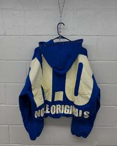 Ropa de calle personalizada con estampado de pantalla con bordado con piedra del Rin Sudadera con capucha para hombre 100% algodón 450GSM Flees al por mayor - Product Image 2