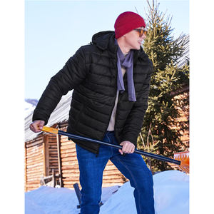 โรงงานผลิตเสื้อแจ็คเก็ตพัฟเฟอร์แขนยาวผู้ชายแบบใหม่ คอตั้ง โลโก้ด้านหน้า รับผลิตตามสั่ง ขายส่ง - Product Image 6