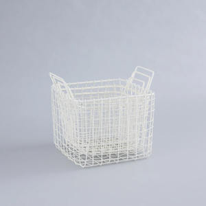 Cesta de almacenamiento de Metal hecha a mano, malla tejida chapada en oro, cestas de mesa decorativas para cocina con asas convenientes - Product Image 4